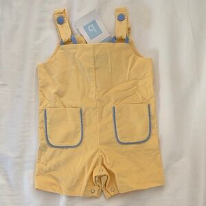 NWT Bella Bliss butter yellow with blue trim